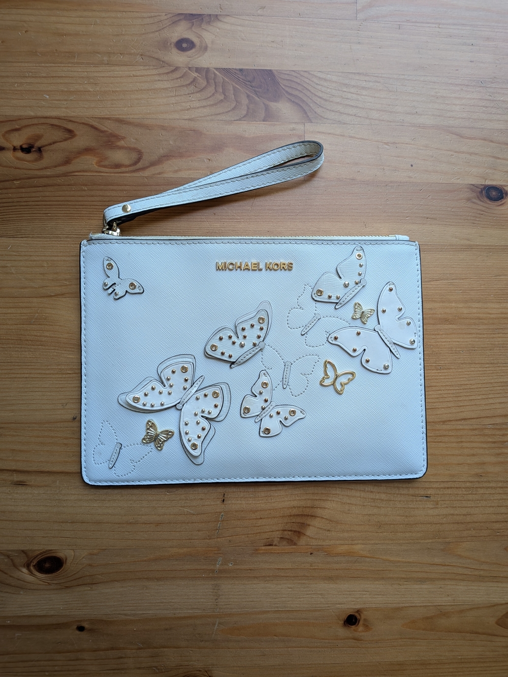 Michael Kors jet set travel xl top zip clutch wristlet